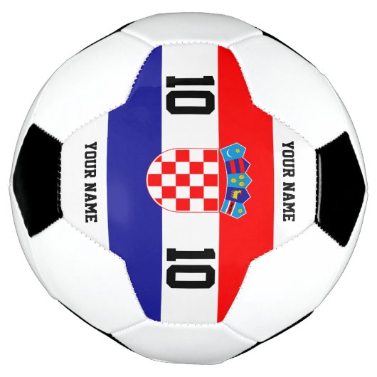 Kroatische Flagge Fußball mit benutzerdefinierter (Gedreht)