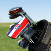 Kroatische Flagge Golf Head Cover Golf Headcover (In Situ)