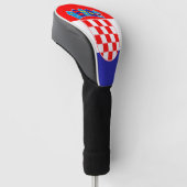 kroatische Flagge Golf Headcover (angewinkelt)