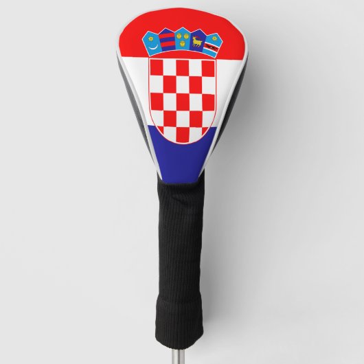 kroatische Flagge Golf Headcover (Vorderseite)