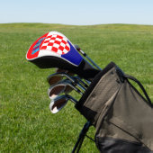 kroatische Flagge Golf Headcover (In SItu)