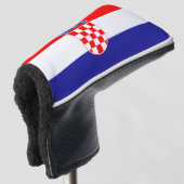 kroatische Flagge Golf Headcover (3/4 Vorderseite)