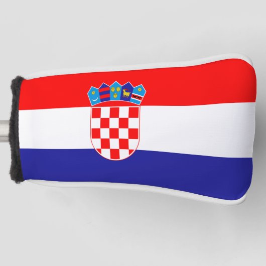 kroatische Flagge Golf Headcover (Vorderseite)