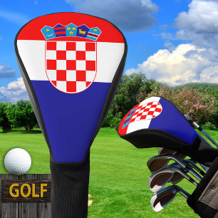 Kroatische Flagge & Golf Kroatien Sporthalle /Klub Headcover