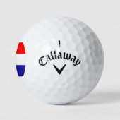 kroatische Flagge Golfball (Logo)