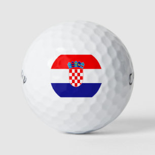 kroatische Flagge Golfball