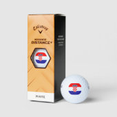 kroatische Flagge Golfball (Verpackungen)
