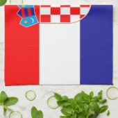 Kroatische Flagge Handtuch (Gefaltet)