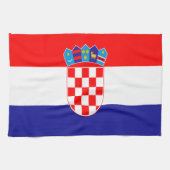 Kroatische Flagge Handtuch (Horizontal)