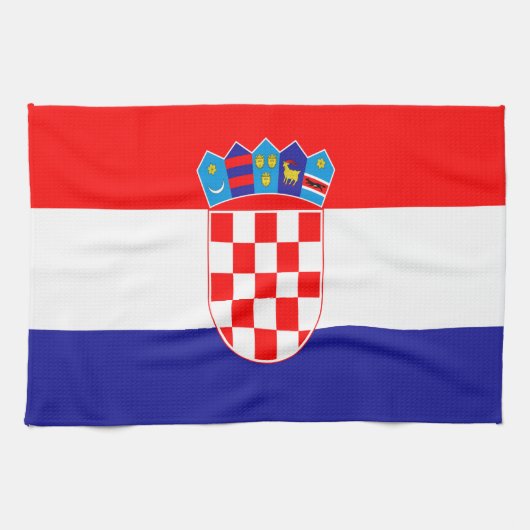 Kroatische Flagge Handtuch (Horizontal)