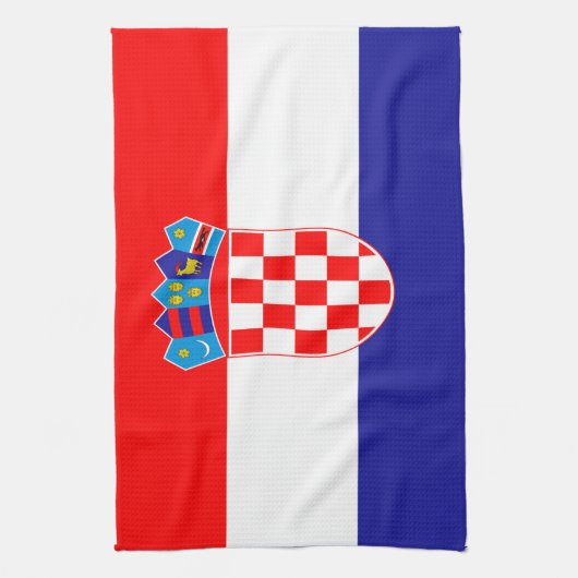 Kroatische Flagge Handtuch (Vertikal)