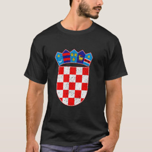 Kroatische Flagge Hrvatska Kroatien - Stolz T-Shirt