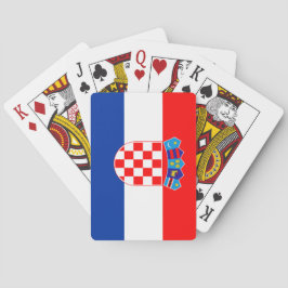 Kroatische Flagge | Hrvatska Spielkarten