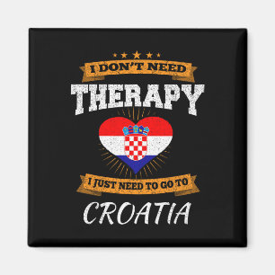 Kroatische Flagge I Kroatien Urlaub Geschenk I Lus Magnet