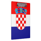 Kroatische Flagge Klemmbrett (Rechts)