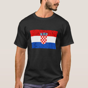 Kroatische Flagge Kroatien Kroatische Flagge Pride T-Shirt