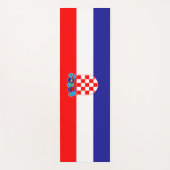 Kroatische Flagge (Kroatien) Yogamatte (Vorderseite)