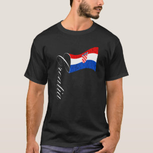 Kroatische Flagge Kroatische Flagge kroatischer St T-Shirt