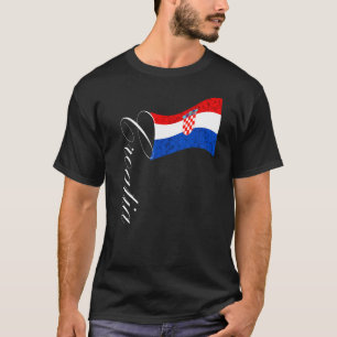 Kroatische Flagge Kroatische Flagge kroatischer St T-Shirt