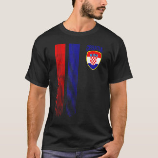 Kroatische Flagge Kroatische Fußballweltmeisterin T-Shirt
