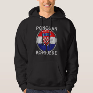 Kroatische Flagge Kroatische Roots Hrvatske Kroati Hoodie