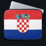 Kroatische Flagge Laptop Sleeve<br><div class="desc">Fügen Sie Ihren technischen Accessoires eine Touch kroatischen Stolzes hinzu mit unserem exklusiven Laptop-Ärmel mit der Flagge Kroatiens! Dieser Laptop-Ärmel ist mit viel Liebe zum Detail gestaltet und ist mehr als nur ein Schutzkoffer; er ist eine Feier des kroatischen Kulturerbes und des kulturellen Stolzes. Das lebhafte Design zeigt die ikonische...</div>