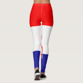 Kroatische Flagge Leggings (Rückseite)