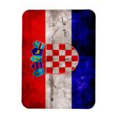 Kroatische Flagge Magnet (Vertikal)