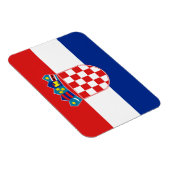 Kroatische Flagge Magnet (Rechte Seite)