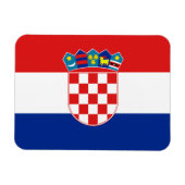 Kroatische Flagge Magnet (Horizontal)