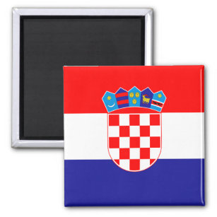 kroatische Flagge Magnet