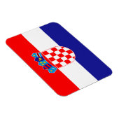 Kroatische Flagge Magnet (Rechte Seite)