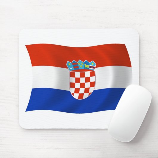 Kroatische Flagge Mousepad (Mit Mouse)