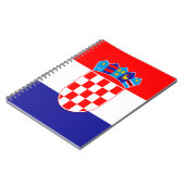 Kroatische Flagge Notizblock (Linke Seite)