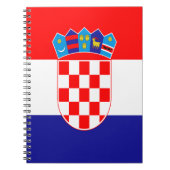 Kroatische Flagge Notizblock (Vorderseite)