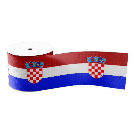 kroatische Flagge Ripsband (Spule)