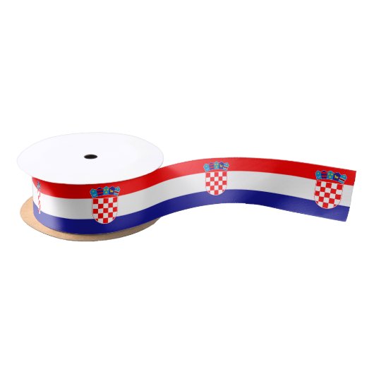Kroatische Flagge Satinband (Spule)