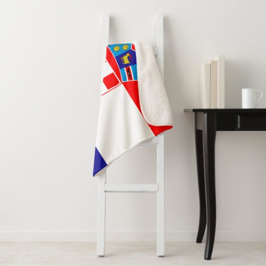 Kroatische Flagge Sherpadecke (Beispiel)