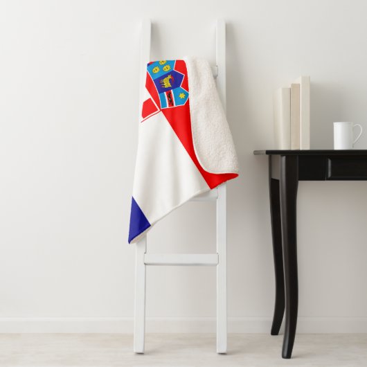 Kroatische Flagge Sherpadecke (Beispiel)