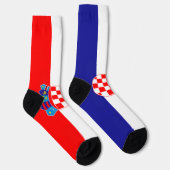 Kroatische Flagge Socken (Rechts)