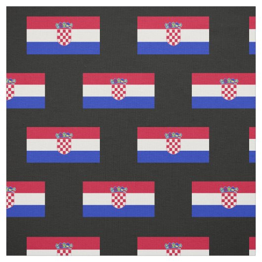 Kroatische Flagge Stoff (Muster)