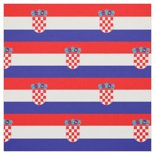 Kroatische Flagge Stoff (Muster)