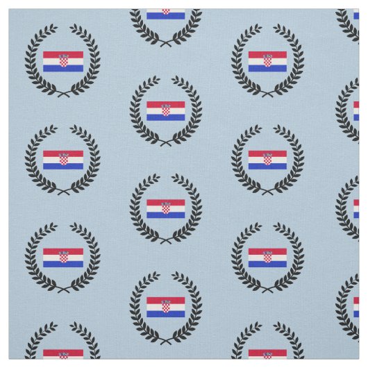 Kroatische Flagge Stoff (Muster)