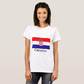 kroatische Flagge T-Shirt (Vorne ganz)