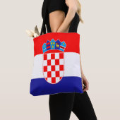 kroatische Flagge Tasche (Von Nahem)