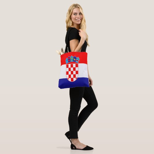 kroatische Flagge Tasche (Am Model)