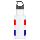 Kroatische Flagge Trinkflasche (Rückseite)