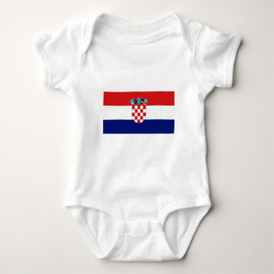Kroatische Flagge - Trobojnica Baby Strampler