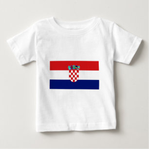 Kroatische Flagge - Trobojnica Baby T-shirt