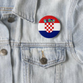 Kroatische Flagge - Trobojnica Button (Beispiel)